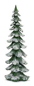 Green Flocked Pine Tree 26"H