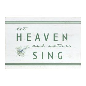 Rustic Wood Christmas Sentiment Sign 20"L