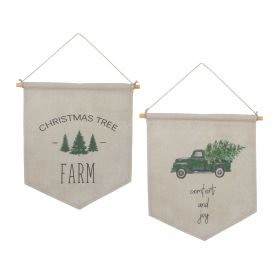 Canvas Christmas Banner (Set of 2)