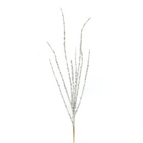 Silver Tinsel Branch (Set of 12)