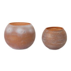 Brushed Glass Votive Candle Holder (Set of 2)