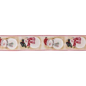 Whimsical Snowman Ribbon (Set of 2) 2.5" x 10 Yds.