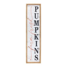 Farm Fresh Pumpkin Sign 32"H