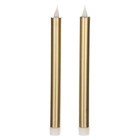 Simplux Designer LED Taper Candle with remote (Set of 2)