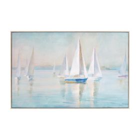 Framed Sailboat Print 23.5"L