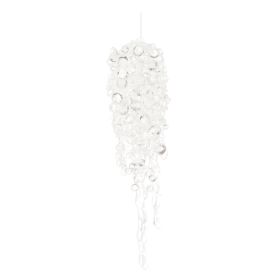 Glittered Icicle Drop Ornament (Set of 12)
