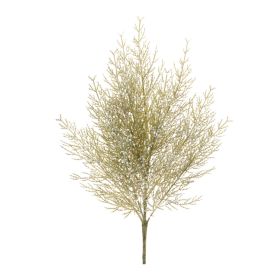 Glittered Green Cedar Spray (Set of 6)