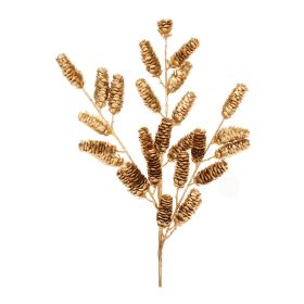Metallic Gold Pinecone Spray (Set of 2)