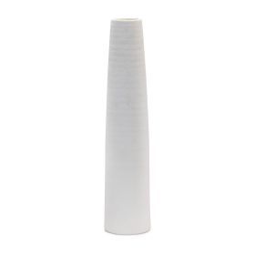 Tapered Stoneware Vase 19.5"H