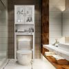 Over the Toilet Bathroom Storage Cabinet with Adjustable Shelf