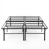 Queen size 18-inch High Rise Folding Metal Platform Bed Frame