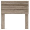 Twin size Farmhouse Hedboard in Rustic Natural Wood Finish