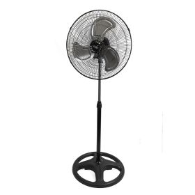 Vie Air 18" Industrial Heavy Duty Pedestal Oscillating Metal Stand Fan