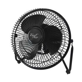 Vie Air 8" High Velocity Metal Desk and Floor Fan