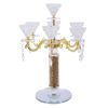 Ambrose Candle Holder with Pendants (Holds 7 Candles)