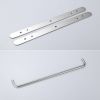 304 Stainless Steel Hand Polishing Finished Three Towel Bars Towel Rack Wall Mounted Multilayer Bathroom Accessories 17.72 inch bars KJWY003YIN-45CM