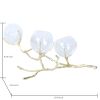 Brass and Glass Tea Light Candle Holder for 3 Candles - Organic and Chic Home Decor
