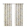 Jacquard Printed Room Darkening Curtain Panel