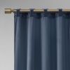 Room Darkening Poly Velvet Rod Pocket/Back Tab Curtain Panel Pair