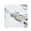 Modern white MDF+sticker material cube stylish texture design coffee table -15.75 inches-