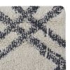 Geo Diamond Yarn Dyed Cotton Tufted Bath Rug