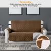 2-Seat Reversible Sofa Cover Chair Loveseat Couch Slipcover Cushion Furniture Protector Shield Water-Resistant