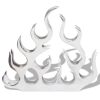 Wine Stand for 11 Bottles Silver Aluminum
