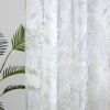 Botanical Printed Texture Sheer Window Pair