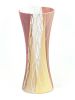 Handpainted Art Glass Vase | Interior Design Home Room Decor | Table vase 12 inch