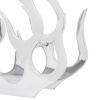 Wine Stand for 11 Bottles Silver Aluminum