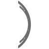 Towel Rack with Hooks Silver 22"x6.3"x28.3" Aluminum