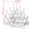 Wine Stand for 11 Bottles Silver Aluminum