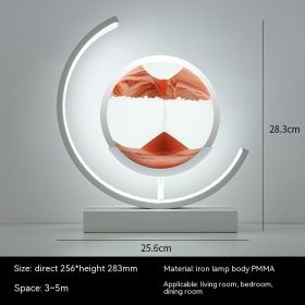 Chinese Style Decorative Glass Hourglass Table Lamp (Option: Red Luan Tianxi White-Remote control switch-EU)