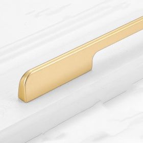 Gold Wardrobe Door Handle Lengthened Aluminum Alloy Cabinet Drawer Cabinet Door Handle (Option: Basic Gold192)