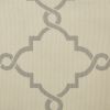 Fretwork Print Grommet Top Window Curtain Panel